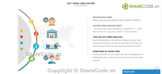 web công ty vận chuyển,web công ty,Code Ship hàng,vận chuyển hàng,toàn quốc