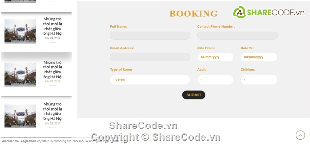 Source code Website,web khách sạn,web du lịch,web địa điểm,code web du lịch