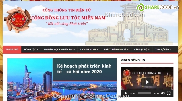 Website giới thiệu Dòng Họ,web giới thiệu,Code giới thiệu dòng họ