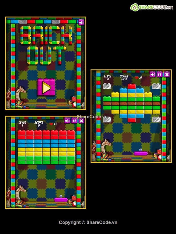 Arcade Game,Brick Out,HTML5 Arcade Game