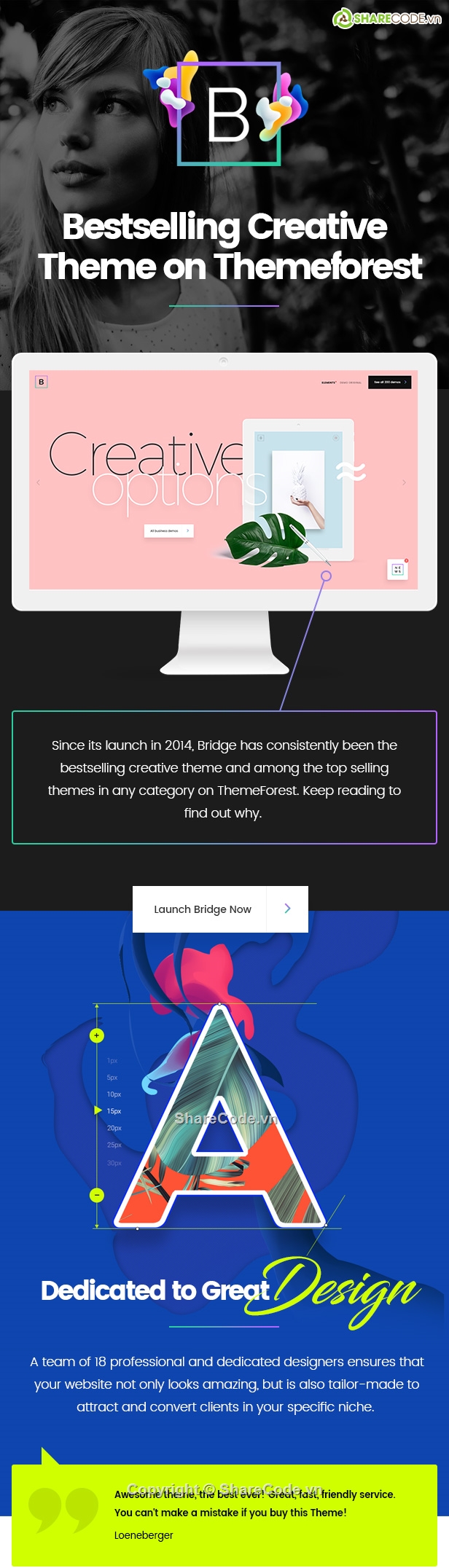 bridge theme,wordpress,best theme,theme wordpress,Theme Bridge,đẹp