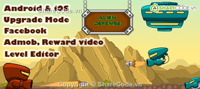 game,android,unity,Alien Defense,App source code