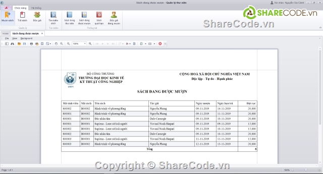 Đồ án quản lý thư viện,Đồ án quản lý,UNETI Library System Managerment