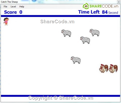 Game,Sheep game,graphics C#,game bắt cừu,source code game