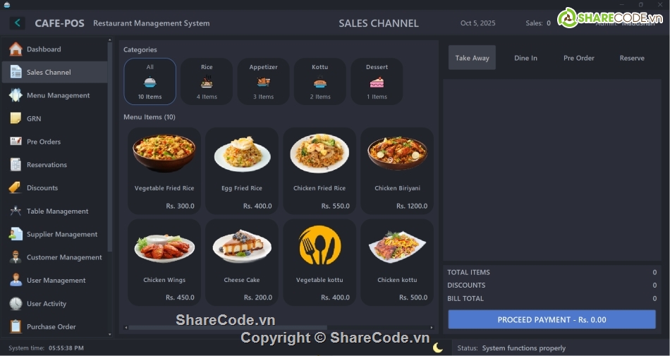 quản lý,nhà hàng,Hệ thống quản lý