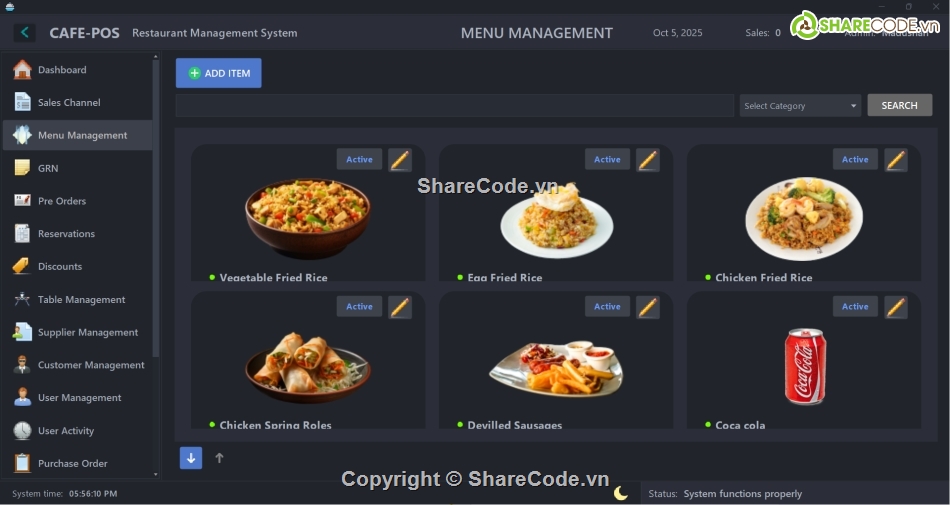 quản lý,nhà hàng,Hệ thống quản lý