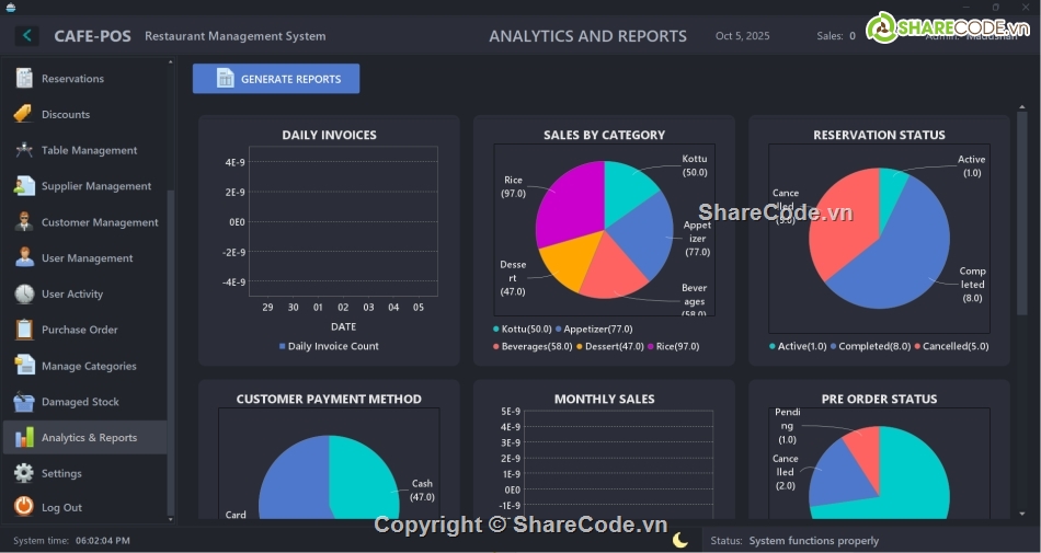 quản lý,nhà hàng,Hệ thống quản lý