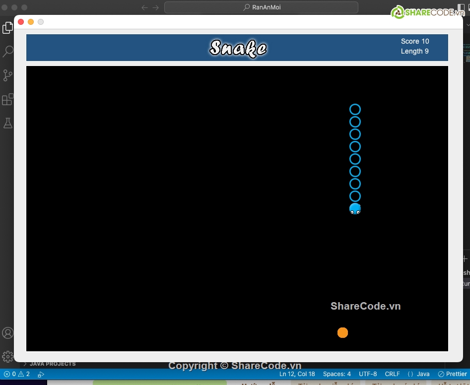 game rắn săn mồi,code rắn săn mồi,game snake java