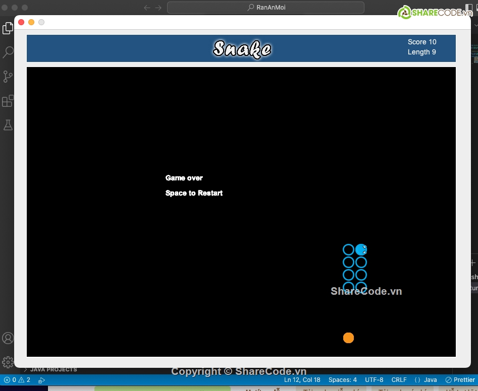 game rắn săn mồi,code rắn săn mồi,game snake java