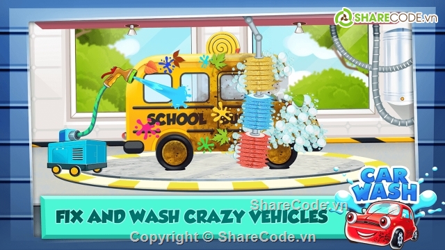 Car Wash Salon,Car wash template,Car Wash Salon Game unity