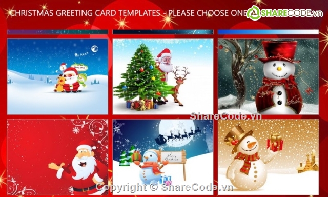 phần mềm giáng sinh,mã nguồn c#,ứng dụng windows phone,source code xử lý ảnh,Christmas Card