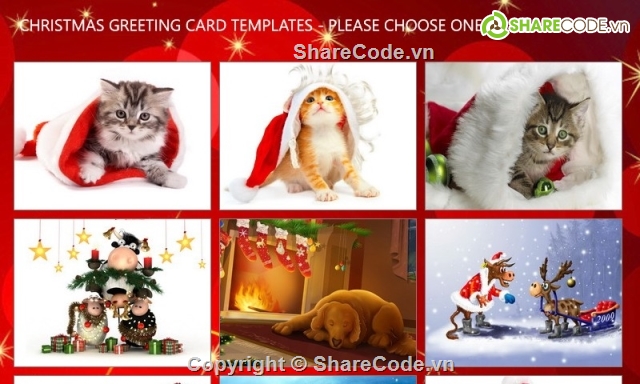 phần mềm giáng sinh,mã nguồn c#,ứng dụng windows phone,source code xử lý ảnh,Christmas Card