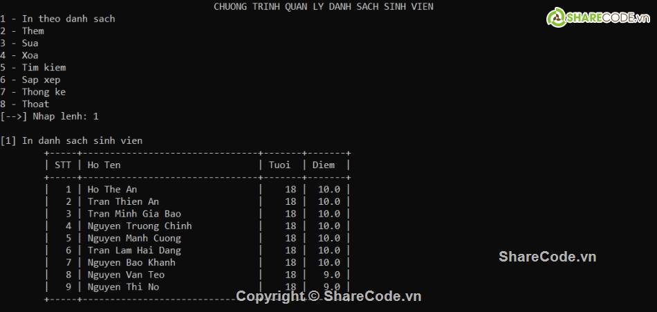 Sharecode,Code quản lý,phần mềm quản lý,quản lý,Code phần mềm quản lý,C