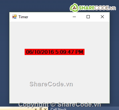 Lập trình C#,Ứng dụng timer,Hệ thống thời gian