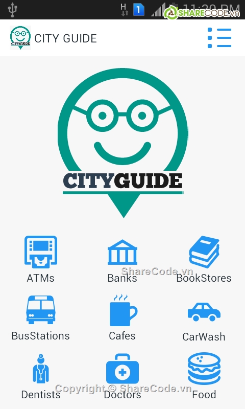 City Guide,Android Application,CodeCanyon,City Guide Android