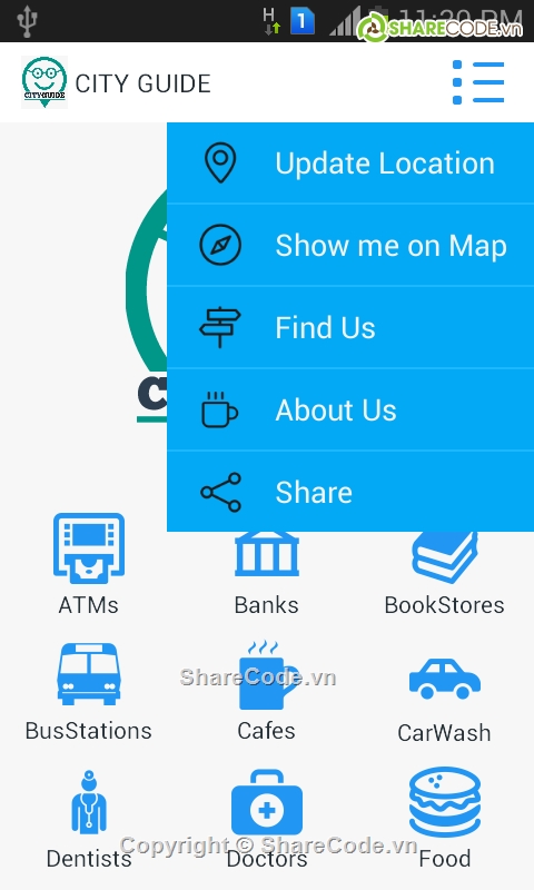 City Guide,Android Application,CodeCanyon,City Guide Android