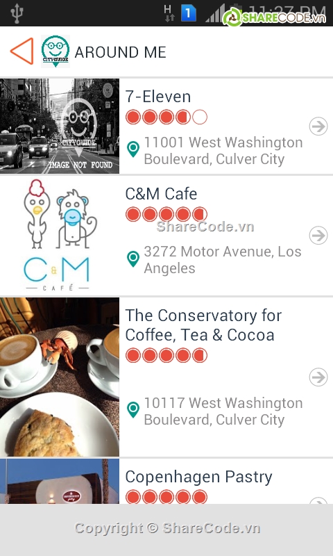 City Guide,Android Application,CodeCanyon,City Guide Android