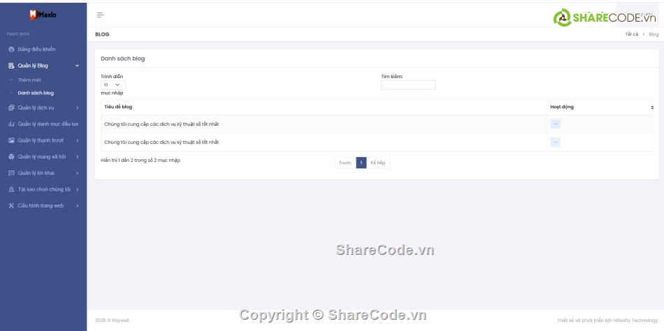 web công ty,PHP và MySQL,tin tức