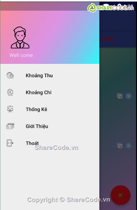 app android,quản lý chi tiêu cá nhân,quản lý thu chi,phần mềm quản lý thu chi,quản lý chi tiêu android,code quản lý android