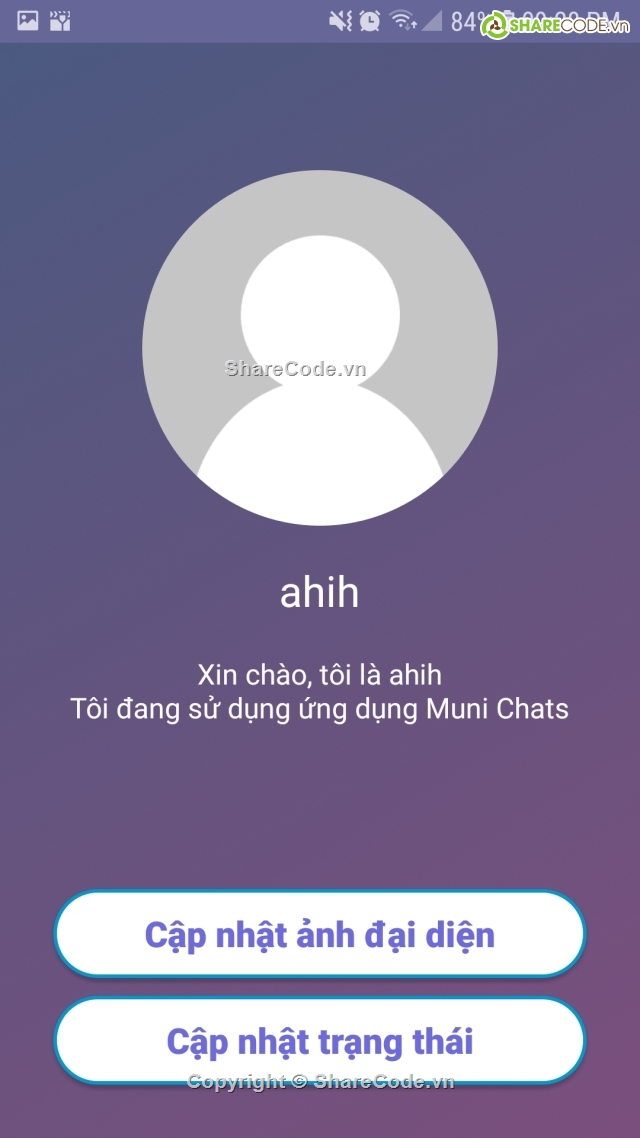 chat firebase,code android studio,app chat android,Code App Chat Muni