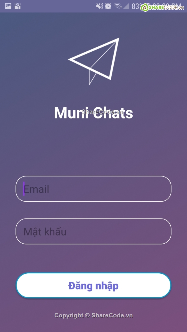 chat firebase,code android studio,app chat android,Code App Chat Muni