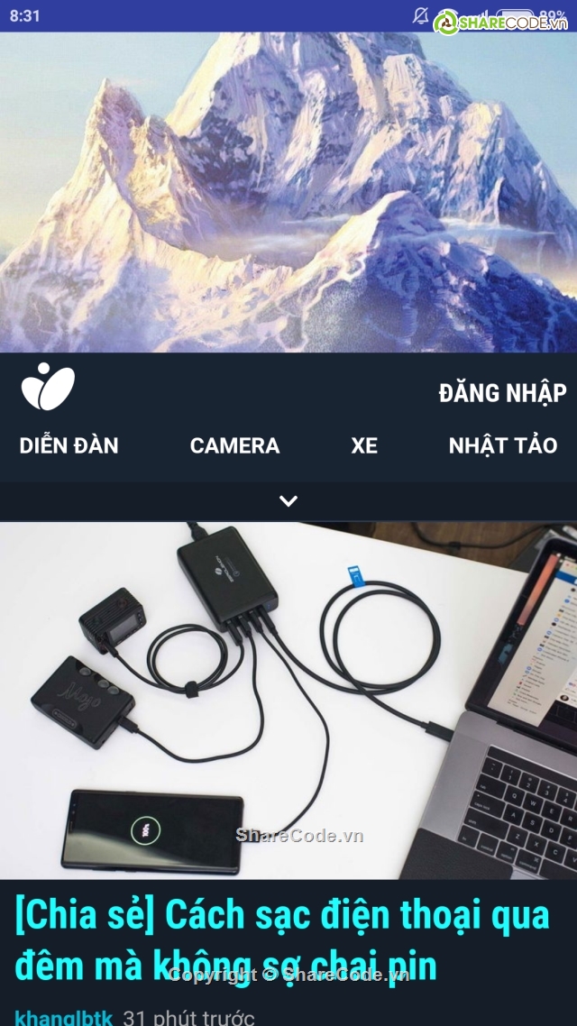 app tin tức,Swipe Refresh Layout,NestedScroll View,scroll view,View Pager,Image View