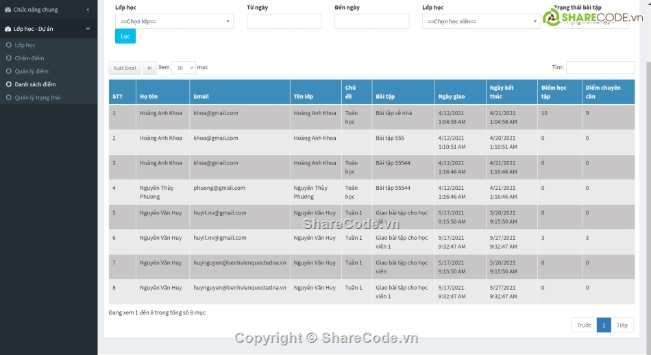 mvc asp.net,code asp.net mvc5,code quan ly asp.net,code quản lý học sinh sinh viên,source code quản lý học viên,code quản lý công việc