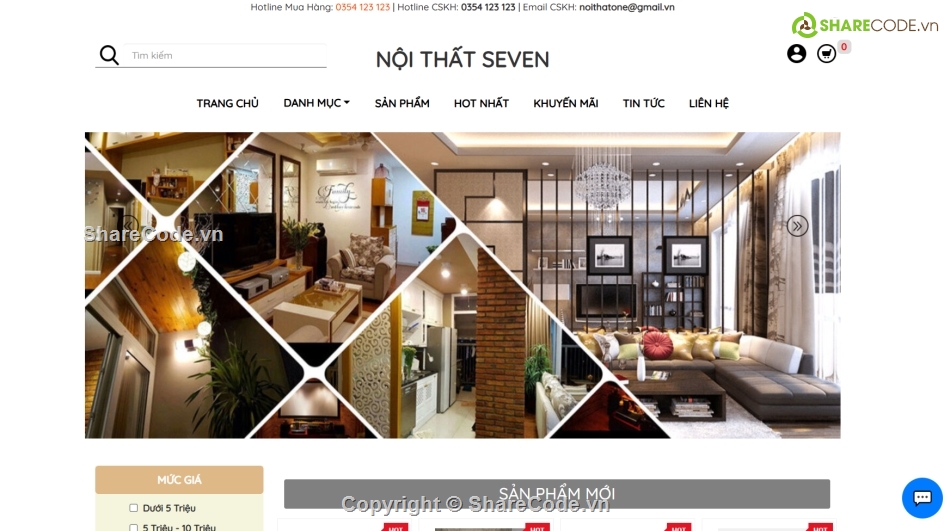 web bán hàng asp.net mvc,Full code và tài liệu,website bán hàng,ASP.NET,Bán nội thất,code thương mại điện tử