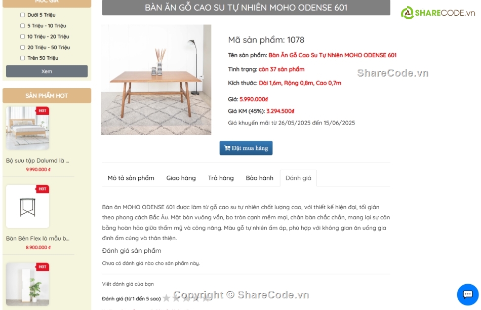 web bán hàng asp.net mvc,Full code và tài liệu,website bán hàng,ASP.NET,Bán nội thất,code thương mại điện tử