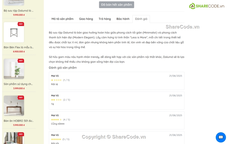 web bán hàng asp.net mvc,Full code và tài liệu,website bán hàng,ASP.NET,Bán nội thất,code thương mại điện tử