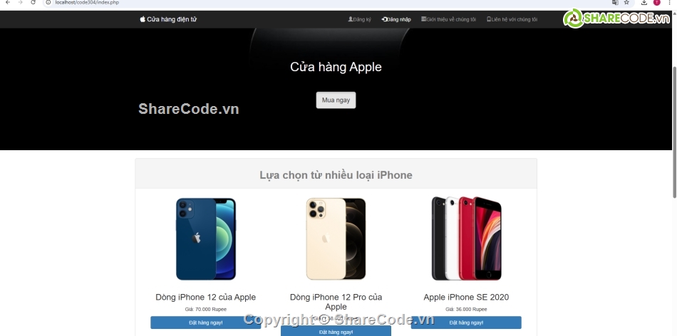 Code php,đơn giản,bán hàng php,bán hàng điện thoại