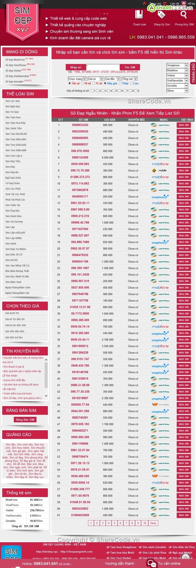 simdep,code sim,sim số đẹp,web sim,skin sim,bán sim