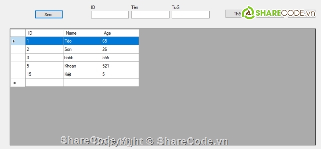 C#,Csharp,Access,Mô hình 3 lớp