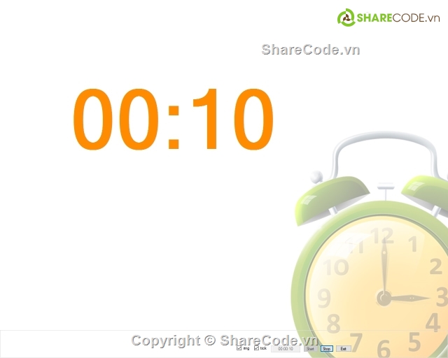 code đếm ngược,full code c#,đồng hồ,đếm ngược thời gian,đếm giờ ngược