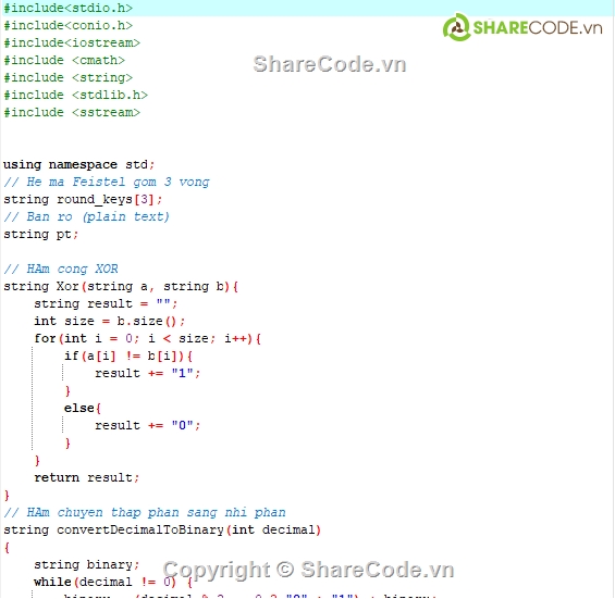 Code mã hóa,tinydes,C++