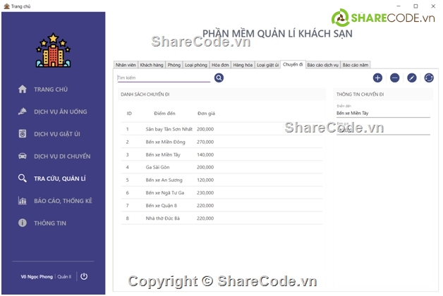 Code quản lý,C#,full báo cáo