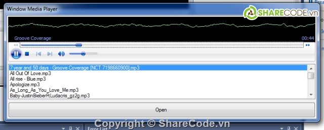 MP3 Player,Visual C#,nghe nhạc,chường trình nghe nhạc,Nghe Nhạc MP3