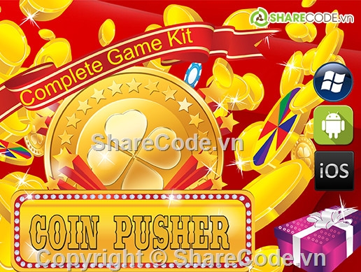 sourse code unity,game unity,Coin Pusher,Coin Pusher Game Kit,Complete Game Kit