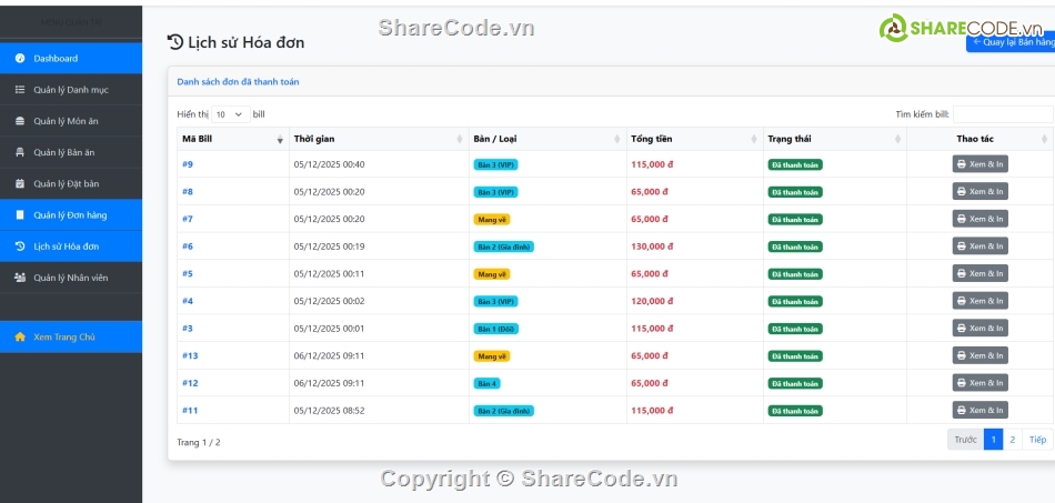 giao hàng,nhà hàng,đặt bàn nhà hàng,Code giao diện đẹp