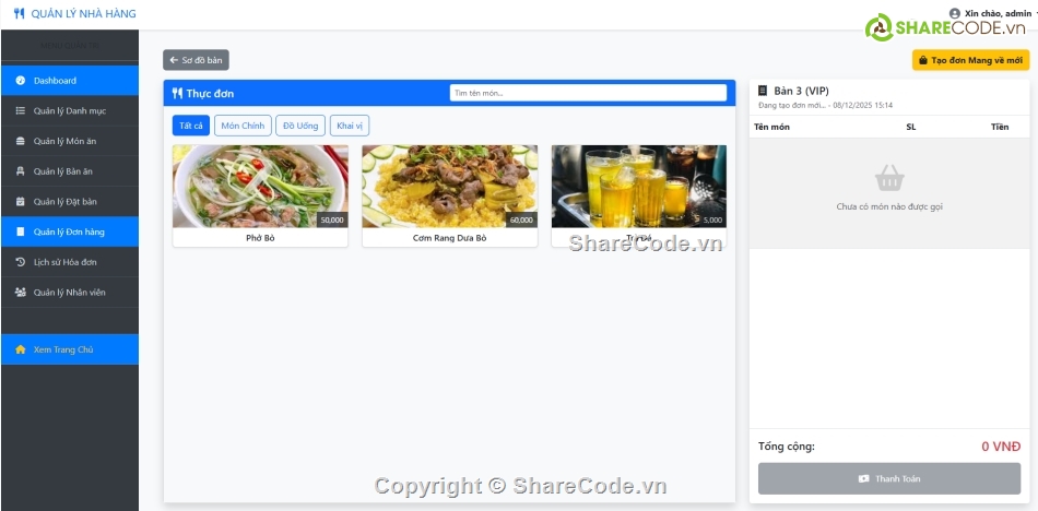 giao hàng,nhà hàng,đặt bàn nhà hàng,Code giao diện đẹp