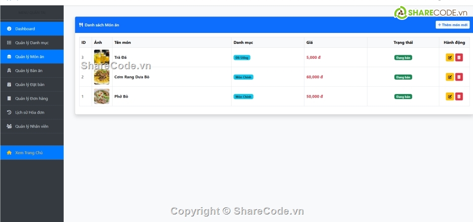 giao hàng,nhà hàng,đặt bàn nhà hàng,Code giao diện đẹp