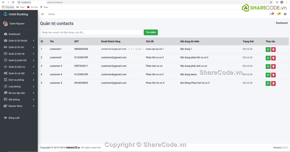 code php thuần,đặt phòng khách sạn,giao diện cực đẹp
