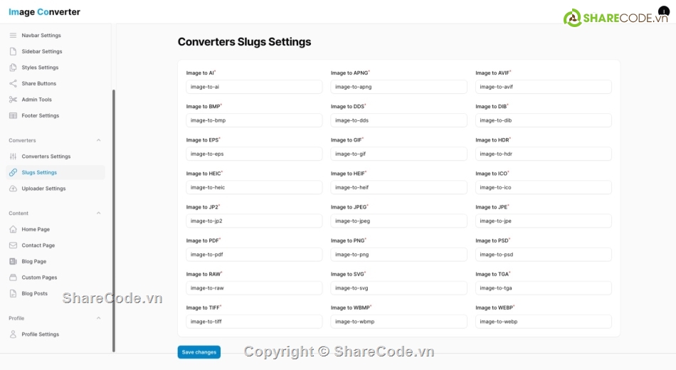 Code đồ án,Code PHP,image converter,chuyển đổi định dạng ảnh,convert ảnh