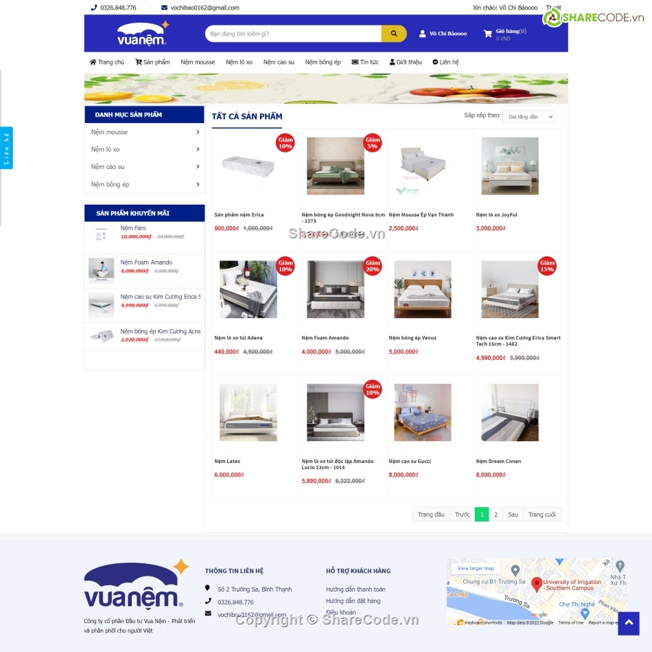 full code web bán nệm,mẫu website bán nệm gối,code website bán nệm,code bán nệm