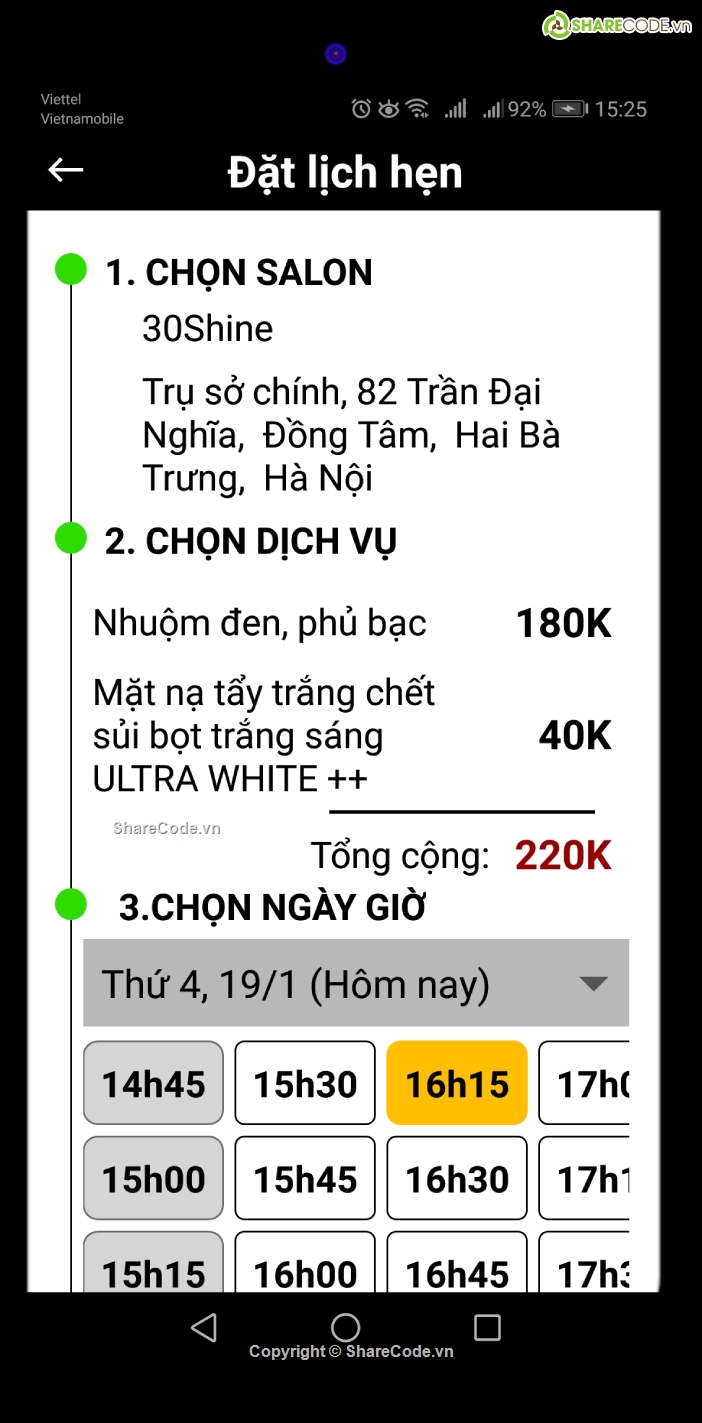 Code đồ án cắt tóc,source code android e-Hair,ứng dụng đặt lịch,đặt lịch cắt tóc android,cắt tóc full code,code đặt lịch cắt tóc android