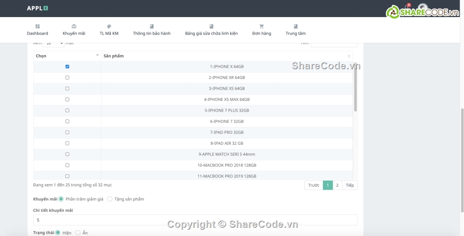 Code đồ án,đồ án laravel,web bán sản phẩm