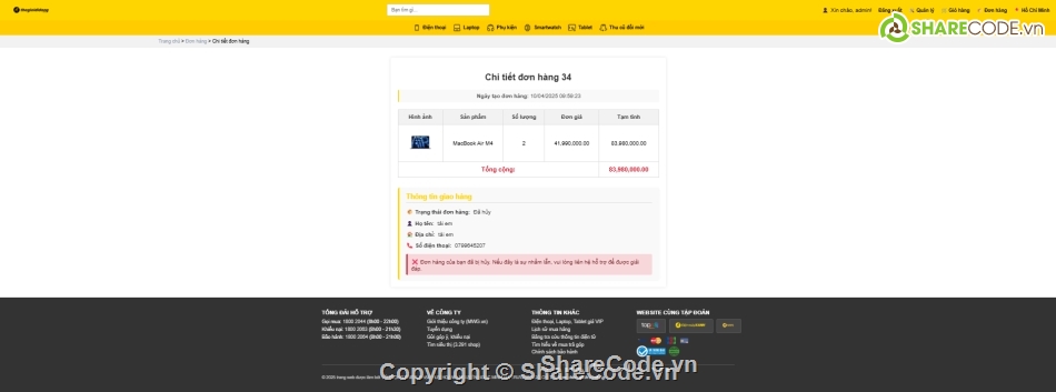 Code đồ án,Code PHP,đồ án bán hàng,Code bán hàng PHP,Web bán hàng,thegioididong