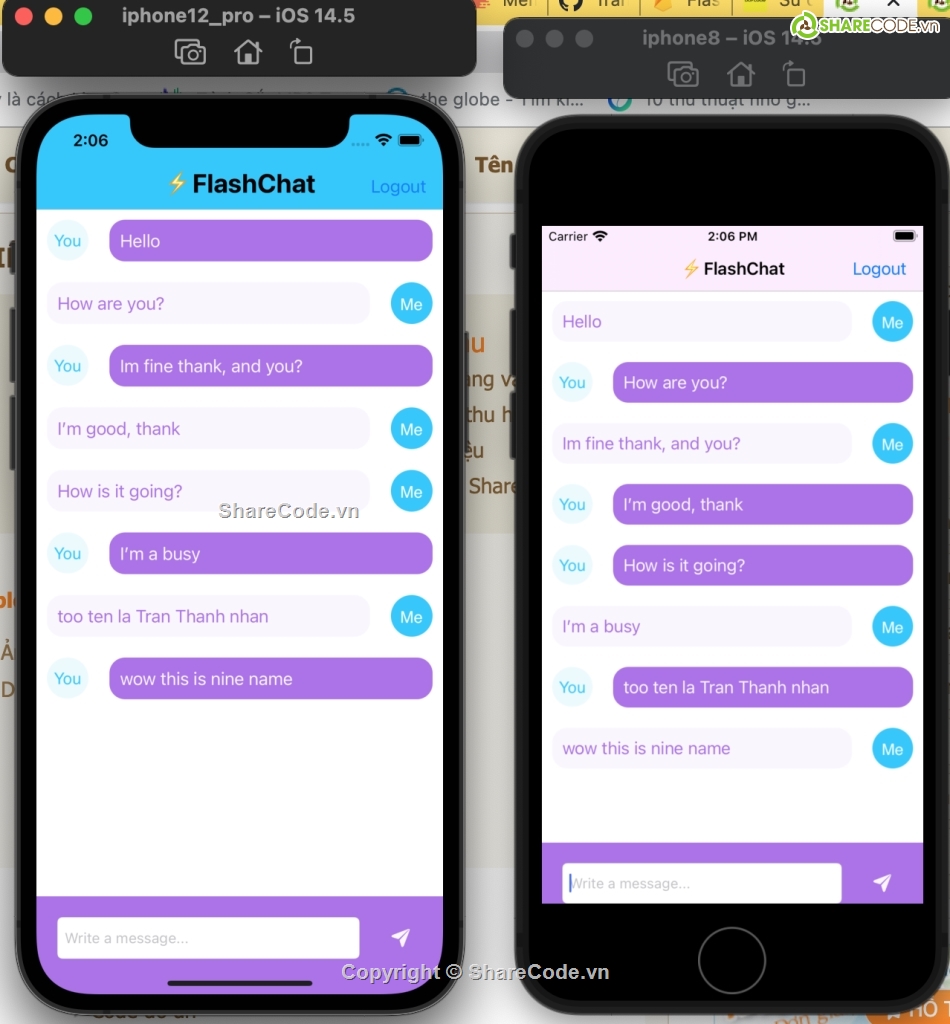 Share code,Chat IOS,Chat Swift,ứng dụng ios,đồ án ios,đồ án swift