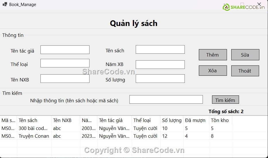 c# quản lý thư viện,đồ án c# quản lý thư viện,quản lý thư viện 3 lớp,Code đồ án quản lý thư viện C#