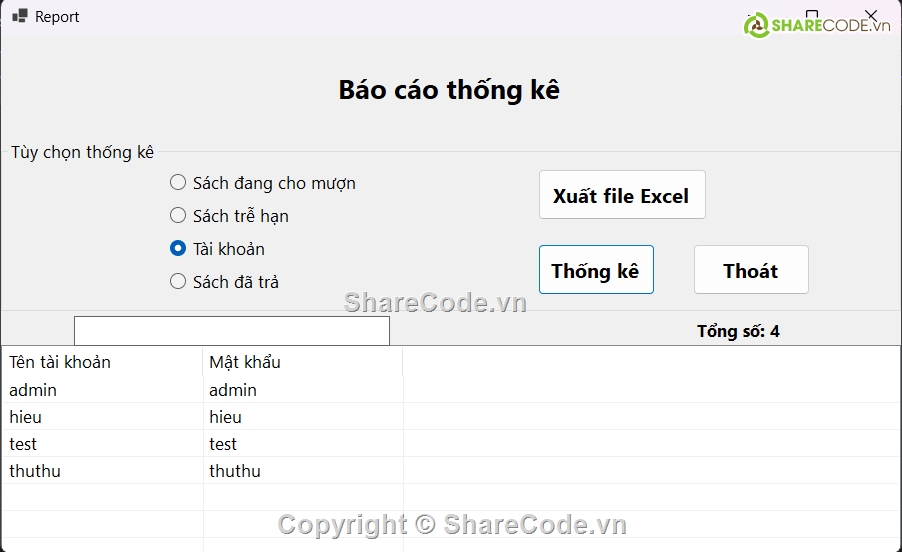 c# quản lý thư viện,đồ án c# quản lý thư viện,quản lý thư viện 3 lớp,Code đồ án quản lý thư viện C#